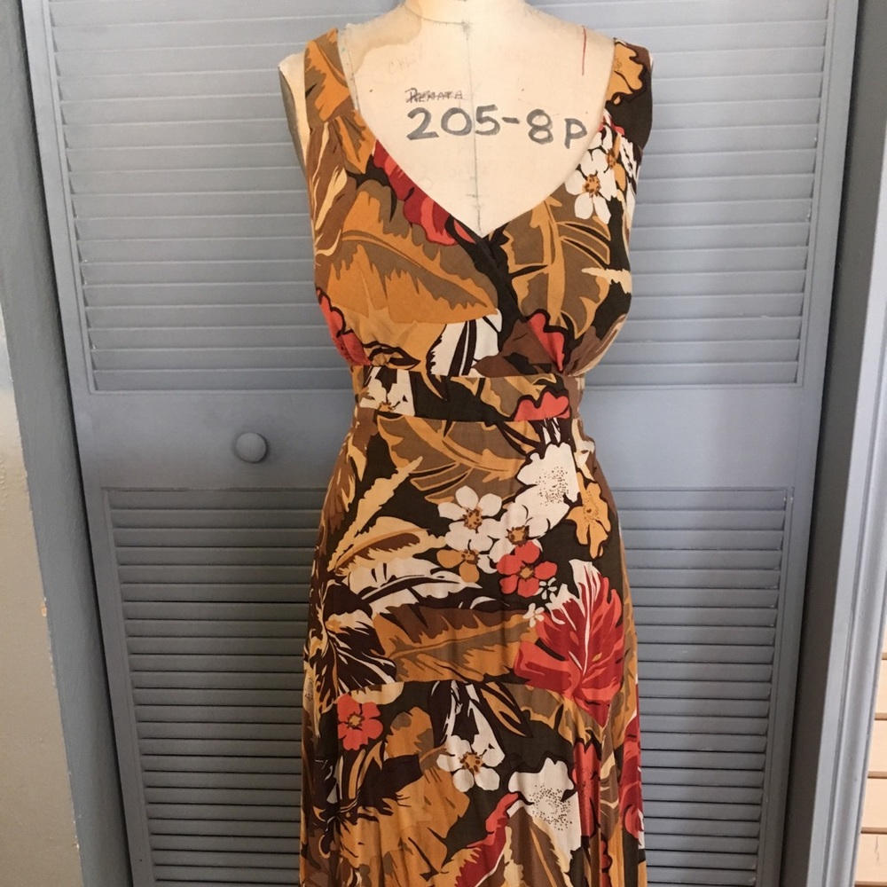Floral print dress